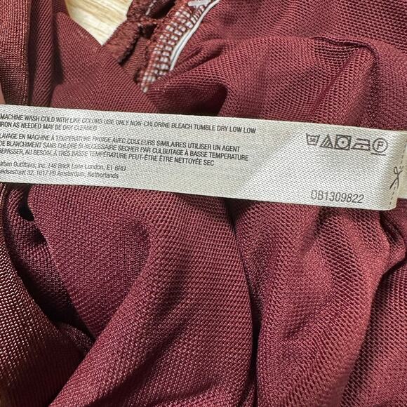 Free People Night Owl Bodysuit in Nutmeg Women's Size Medium New With Tags - Picture 10 of 12